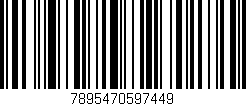 Código de barras (EAN, GTIN, SKU, ISBN): '7895470597449'