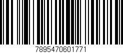 Código de barras (EAN, GTIN, SKU, ISBN): '7895470601771'
