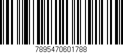 Código de barras (EAN, GTIN, SKU, ISBN): '7895470601788'