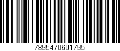 Código de barras (EAN, GTIN, SKU, ISBN): '7895470601795'