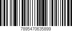 Código de barras (EAN, GTIN, SKU, ISBN): '7895470635899'