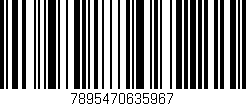 Código de barras (EAN, GTIN, SKU, ISBN): '7895470635967'