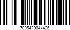 Código de barras (EAN, GTIN, SKU, ISBN): '7895470644426'