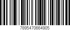 Código de barras (EAN, GTIN, SKU, ISBN): '7895470664905'