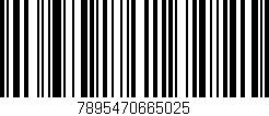 Código de barras (EAN, GTIN, SKU, ISBN): '7895470665025'