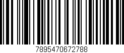 Código de barras (EAN, GTIN, SKU, ISBN): '7895470672788'