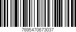 Código de barras (EAN, GTIN, SKU, ISBN): '7895470673037'