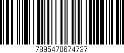 Código de barras (EAN, GTIN, SKU, ISBN): '7895470674737'