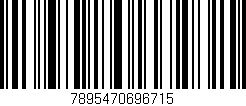 Código de barras (EAN, GTIN, SKU, ISBN): '7895470696715'