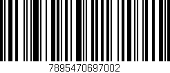 Código de barras (EAN, GTIN, SKU, ISBN): '7895470697002'