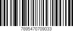 Código de barras (EAN, GTIN, SKU, ISBN): '7895470709033'