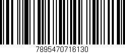 Código de barras (EAN, GTIN, SKU, ISBN): '7895470716130'