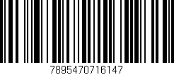 Código de barras (EAN, GTIN, SKU, ISBN): '7895470716147'