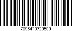 Código de barras (EAN, GTIN, SKU, ISBN): '7895470728508'