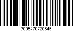 Código de barras (EAN, GTIN, SKU, ISBN): '7895470728546'