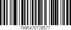 Código de barras (EAN, GTIN, SKU, ISBN): '7895470728577'