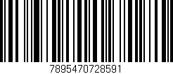 Código de barras (EAN, GTIN, SKU, ISBN): '7895470728591'