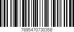 Código de barras (EAN, GTIN, SKU, ISBN): '7895470730358'