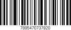Código de barras (EAN, GTIN, SKU, ISBN): '7895470737920'