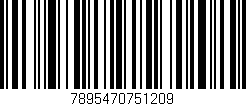 Código de barras (EAN, GTIN, SKU, ISBN): '7895470751209'