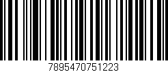 Código de barras (EAN, GTIN, SKU, ISBN): '7895470751223'
