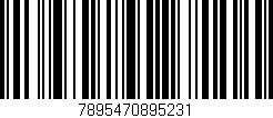 Código de barras (EAN, GTIN, SKU, ISBN): '7895470895231'