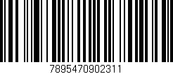 Código de barras (EAN, GTIN, SKU, ISBN): '7895470902311'