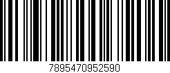 Código de barras (EAN, GTIN, SKU, ISBN): '7895470952590'