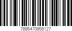 Código de barras (EAN, GTIN, SKU, ISBN): '7895470958127'