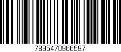 Código de barras (EAN, GTIN, SKU, ISBN): '7895470966597'