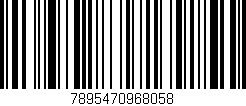 Código de barras (EAN, GTIN, SKU, ISBN): '7895470968058'