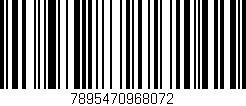 Código de barras (EAN, GTIN, SKU, ISBN): '7895470968072'