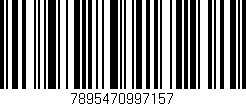Código de barras (EAN, GTIN, SKU, ISBN): '7895470997157'