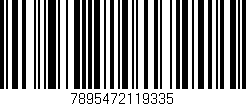 Código de barras (EAN, GTIN, SKU, ISBN): '7895472119335'