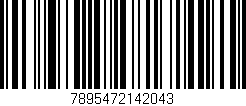 Código de barras (EAN, GTIN, SKU, ISBN): '7895472142043'