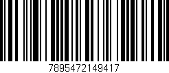 Código de barras (EAN, GTIN, SKU, ISBN): '7895472149417'