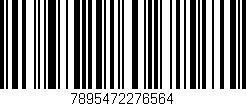 Código de barras (EAN, GTIN, SKU, ISBN): '7895472276564'