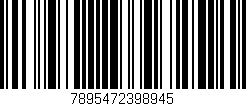Código de barras (EAN, GTIN, SKU, ISBN): '7895472398945'
