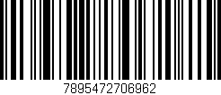 Código de barras (EAN, GTIN, SKU, ISBN): '7895472706962'