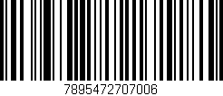 Código de barras (EAN, GTIN, SKU, ISBN): '7895472707006'
