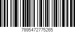Código de barras (EAN, GTIN, SKU, ISBN): '7895472775265'