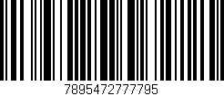 Código de barras (EAN, GTIN, SKU, ISBN): '7895472777795'