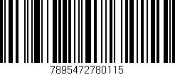 Código de barras (EAN, GTIN, SKU, ISBN): '7895472780115'