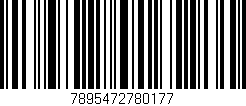 Código de barras (EAN, GTIN, SKU, ISBN): '7895472780177'
