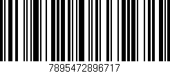 Código de barras (EAN, GTIN, SKU, ISBN): '7895472896717'