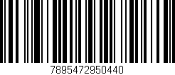 Código de barras (EAN, GTIN, SKU, ISBN): '7895472950440'