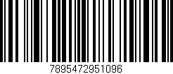Código de barras (EAN, GTIN, SKU, ISBN): '7895472951096'