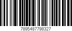 Código de barras (EAN, GTIN, SKU, ISBN): '7895487798327'