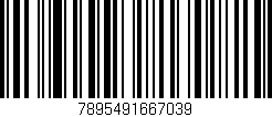 Código de barras (EAN, GTIN, SKU, ISBN): '7895491667039'