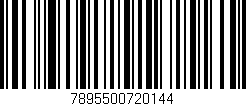 Código de barras (EAN, GTIN, SKU, ISBN): '7895500720144'